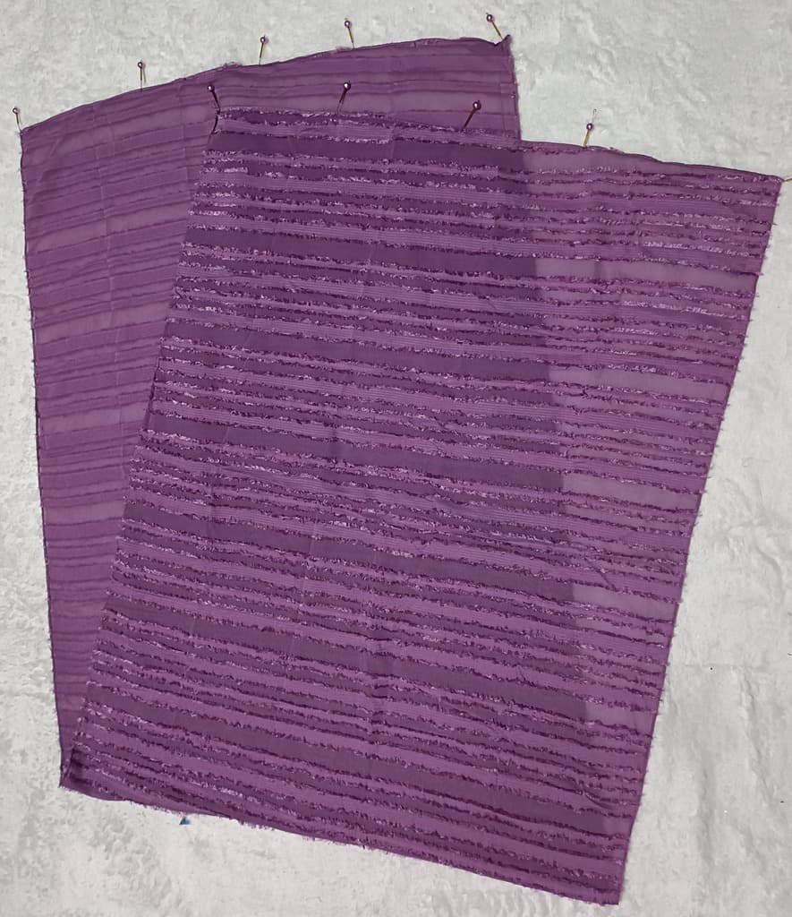 Light Purple Fur Hijab - Stole With Latkan thumbnail 2